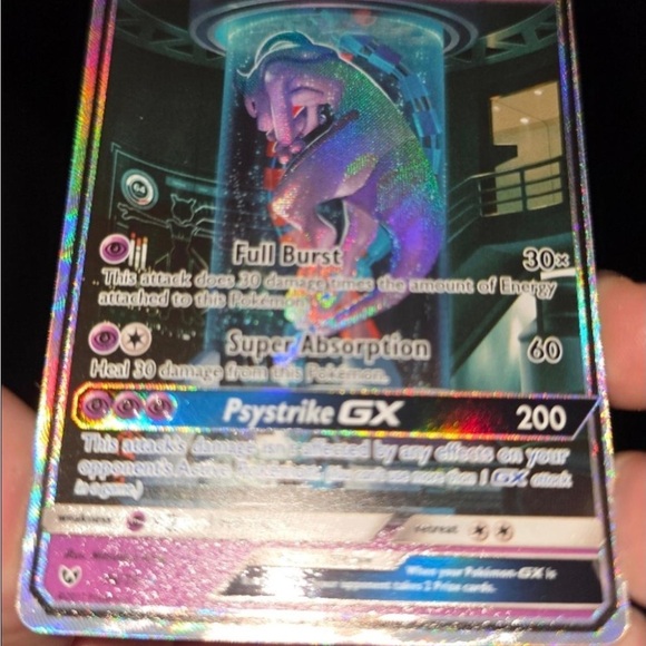 holographic trading card Fantastic Father Holographic Greeting Card